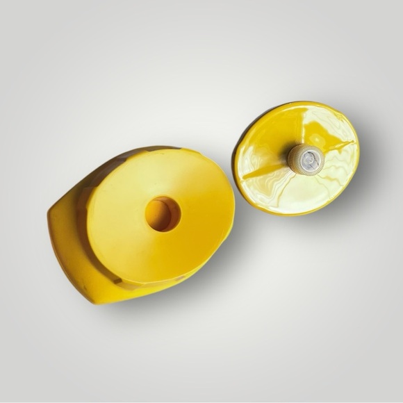 Vintage Avon Construction Yellow Hard Hat After Shave Bottle - Picture 10 of 13